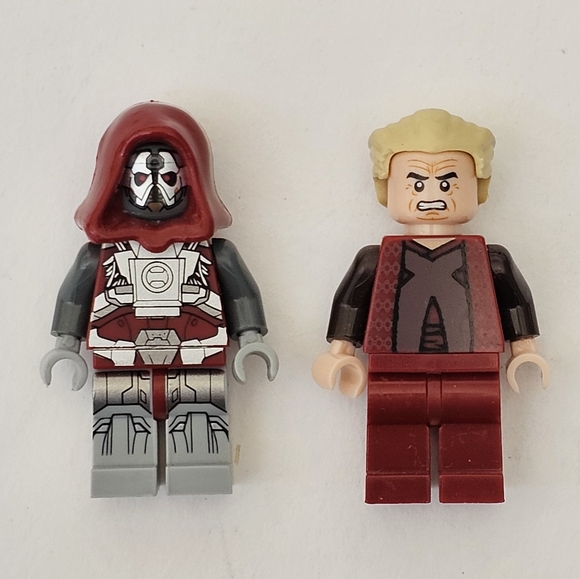 Lot 8 Lego Compatible Star Wars Jedi & Sith Minifigures Darth Vader Emperor - Picture 9 of 10
